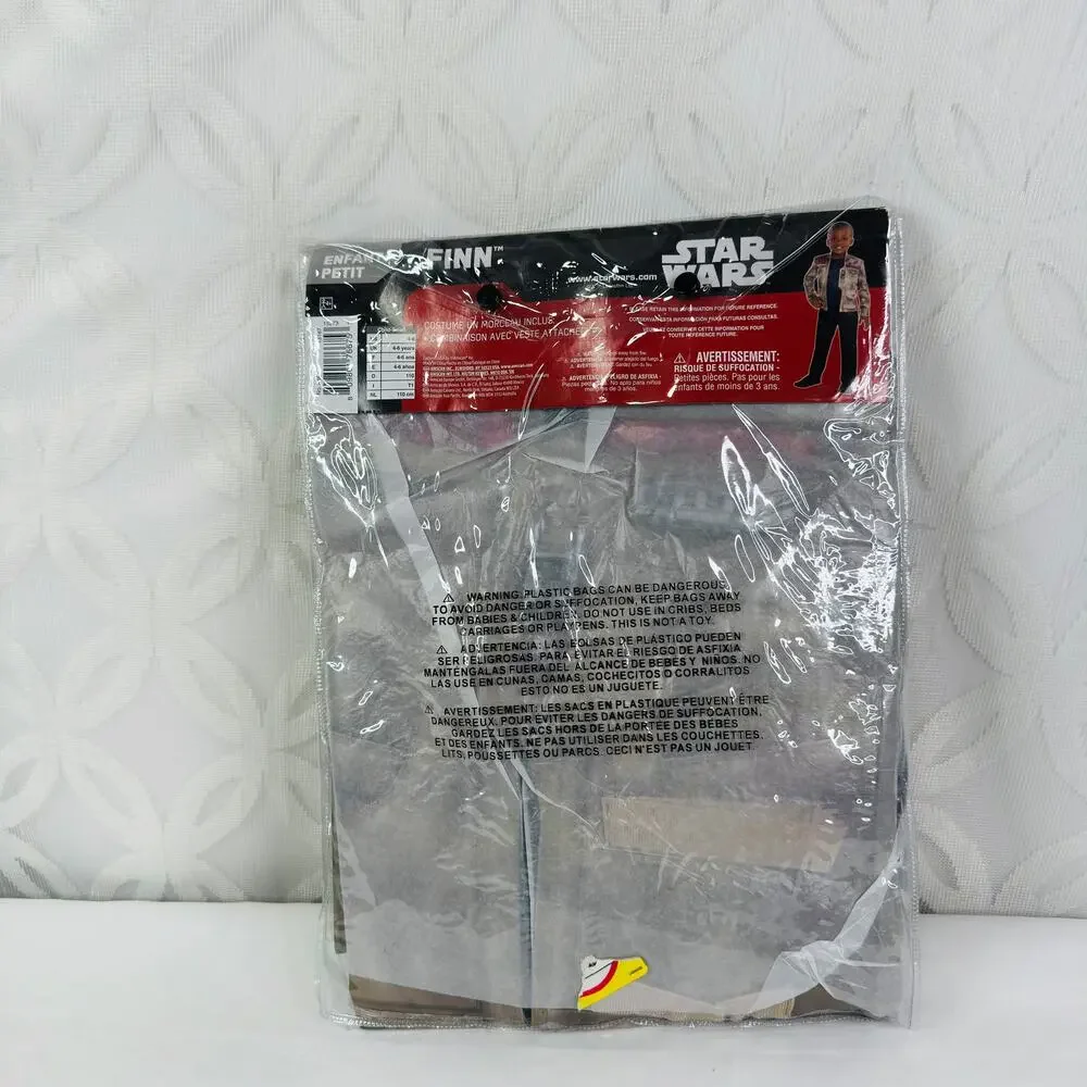 Disney Star Wars The Force Awakens‎ Finn Costume Kids/Child Small US 4-6 Yrs